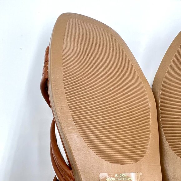 Bella Vita Womens Size 9.5 Ilo Brown Tan Leather Strappy Sandals Shoes - Picture 10 of 14